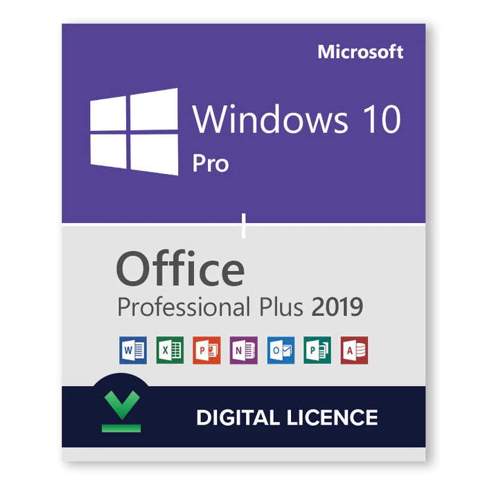 Windows 10 Pro 32bit 64bit and Microsoft Office Professional Plus